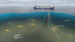 Ithaca Energy's Cambo field layout Ithaca Energy's Cambo field layout