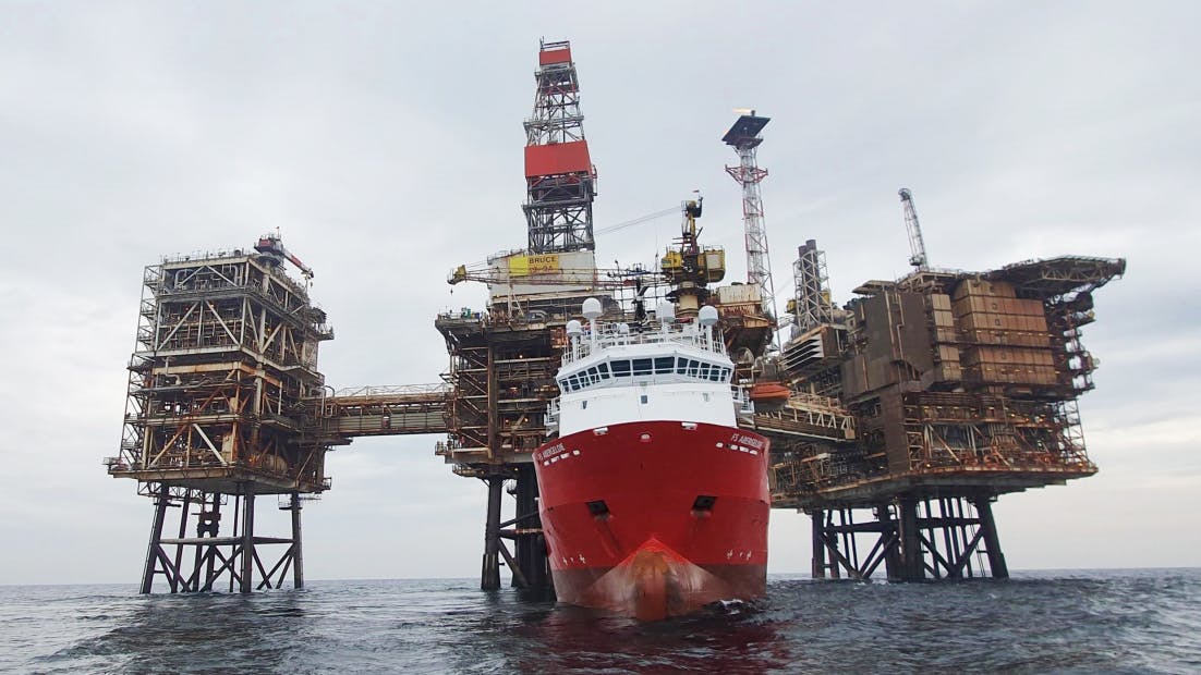 Bruce facilities on the UKCS