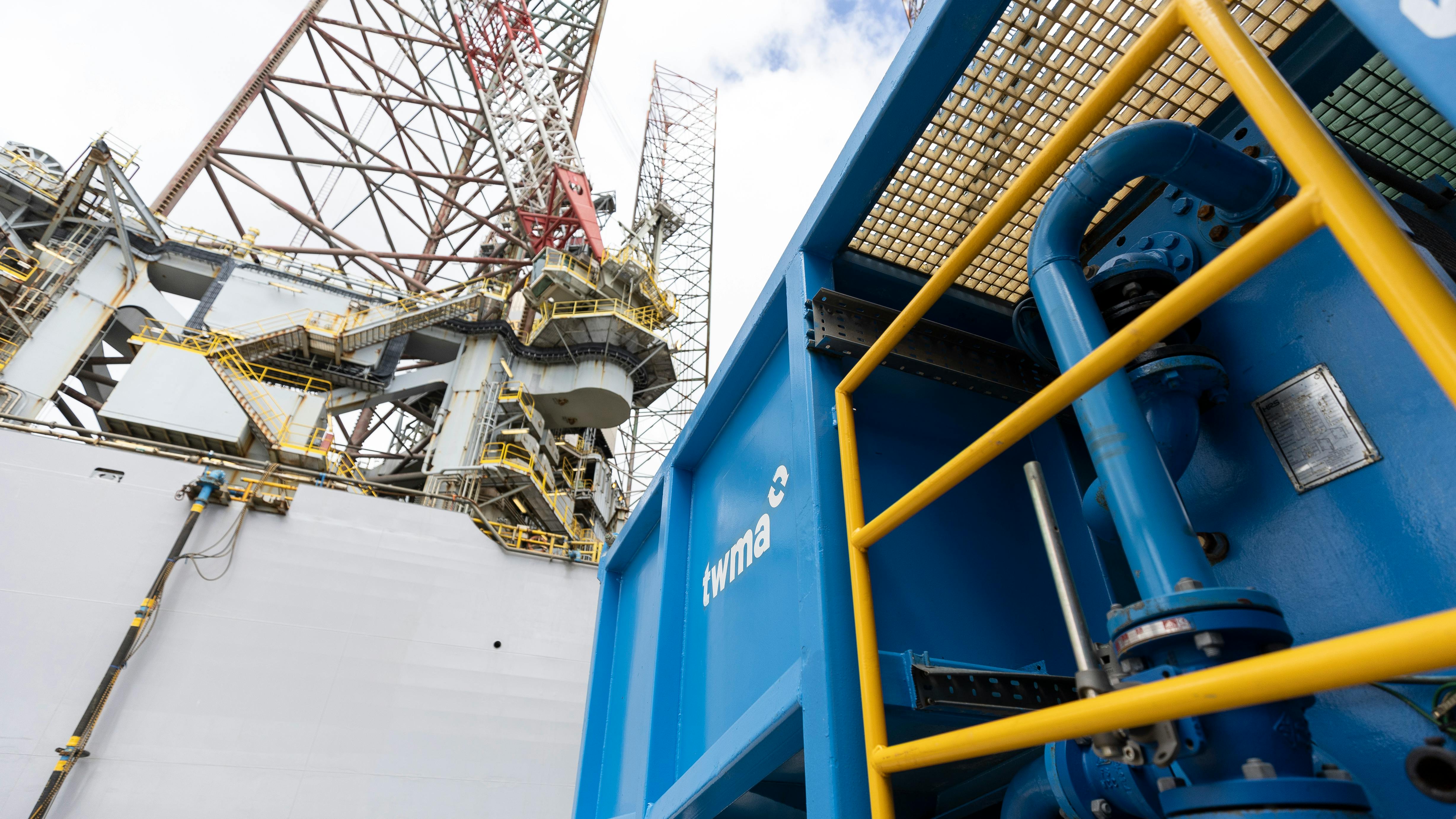 RotoMill system deployed on a North Sea offshore drilling rig
