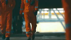 three offshore workers three offshore workers