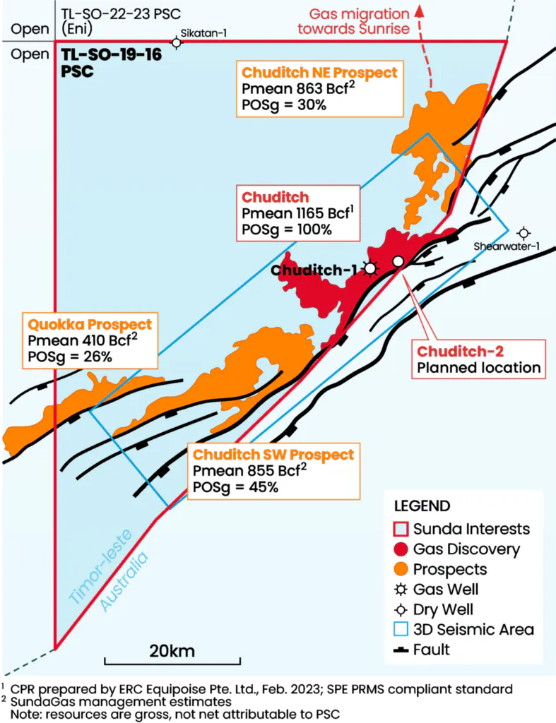 Timor-Leste prospect map