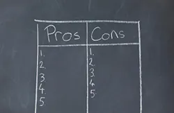 Comparing Pros and Cons iStock/ThinkStock Comparing Pros and Cons iStock/ThinkStock