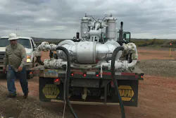 A portable prover on a lease automatic custody transfer unit. All graphics courtesy of Micro Motion A portable prover on a lease automatic custody transfer unit. All graphics courtesy of Micro Motion