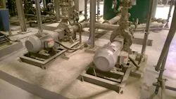 An example of pumps and their suction piping An example of pumps and their suction piping