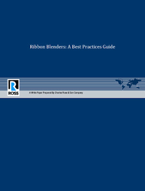 Ross Ribbon Blenders A Best Practices Guide 1