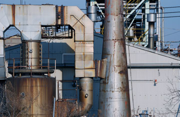 Aged processing plant