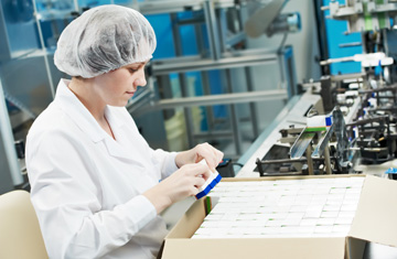 pharmaceutical plant worker