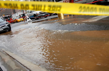 water main break Rick Gershon/Getty Images North America/Thinkstock