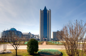 Gazprom headquarters in Moscow