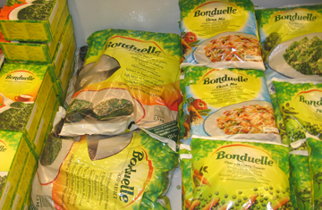 frozen vegetables