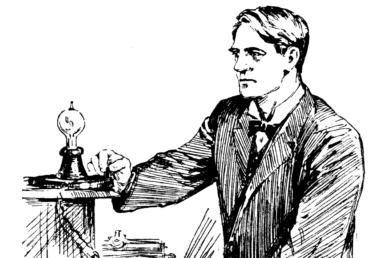 Thomas Edison did more than invent the lightbulb; his inventions were key to chemical process industry. ivan-96/iStock