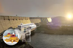 Specialized composite hydropower bearings provide wear resistance and virtually no swell in water for dimensional stability. They are particularly suited to freeze fitting without the danger of shattering. Image courtesy of Trelleborg Sealing Solutions Specialized composite hydropower bearings provide wear resistance and virtually no swell in water for dimensional stability. They are particularly suited to freeze fitting without the danger of shattering. Image courtesy of Trelleborg Sealing Solutions