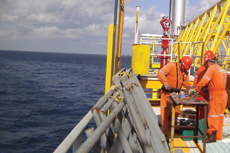 Personnel are regularly exposed to the threat of systematic failures such as pipeline leaks and/or equipment breakdowns. All images courtesy of Fluenta