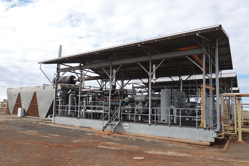 An example of a reciprocating compressor. Image courtesy of Amin Almasi