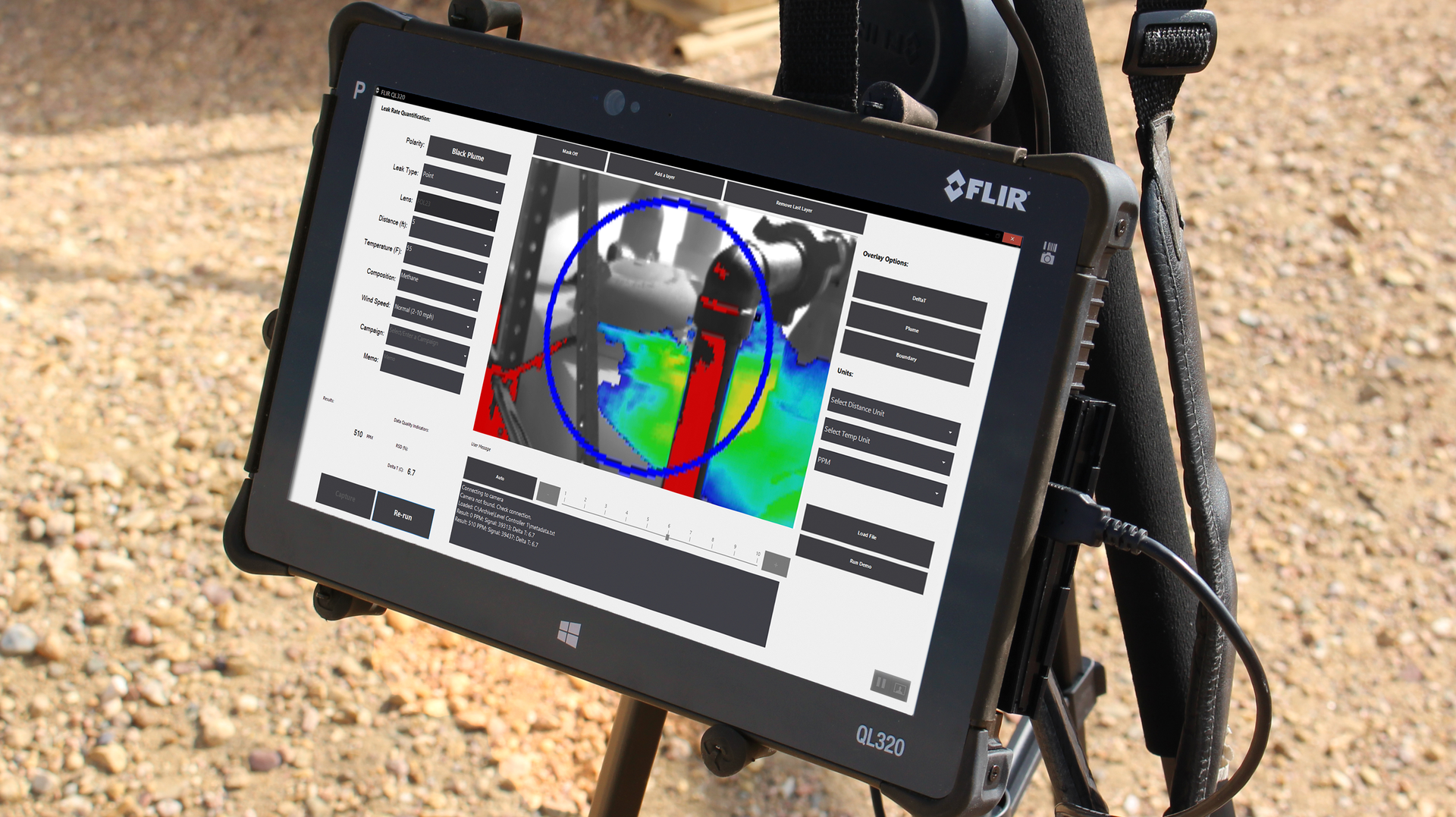 qOGI systems empower organizations to both visualize and accurately measure detected fugitive gas emissions in real time &mdash; all from a safe distance.