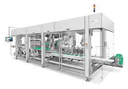 The Sigpack TTM2 top load cartoners with patented format changeover from Syntegon are part of the systems for Leclerc. The Sigpack TTM2 top load cartoners with patented format changeover from Syntegon are part of the systems for Leclerc.