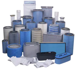 Examples of filter media and secondary filters available for baghouse and cartridge dust collectors. Examples of filter media and secondary filters available for baghouse and cartridge dust collectors.
