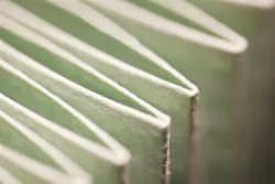 Figure 4: Wide-pleat filters enable 100 percent of the media to be usable, allow the collected dust to release from the filter, and keep the resistance lower through the filter longer than filters with tightly packed pleats. Figure 4: Wide-pleat filters enable 100 percent of the media to be usable, allow the collected dust to release from the filter, and keep the resistance lower through the filter longer than filters with tightly packed pleats.