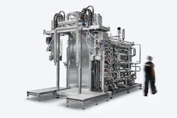 Systems such as the HRS Aseptic Block pasteurizer and filler include integrated clean-in-place systems. Systems such as the HRS Aseptic Block pasteurizer and filler include integrated clean-in-place systems.