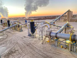 FEECO rotary dryers in use at a sand drying plant. FEECO rotary dryers in use at a sand drying plant.