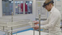 Belimed Life Science’s proprietary software uses lightweight AR glasses to blend digital tools into the real-world environment for reduced human error. Belimed Life Science’s proprietary software uses lightweight AR glasses to blend digital tools into the real-world environment for reduced human error.