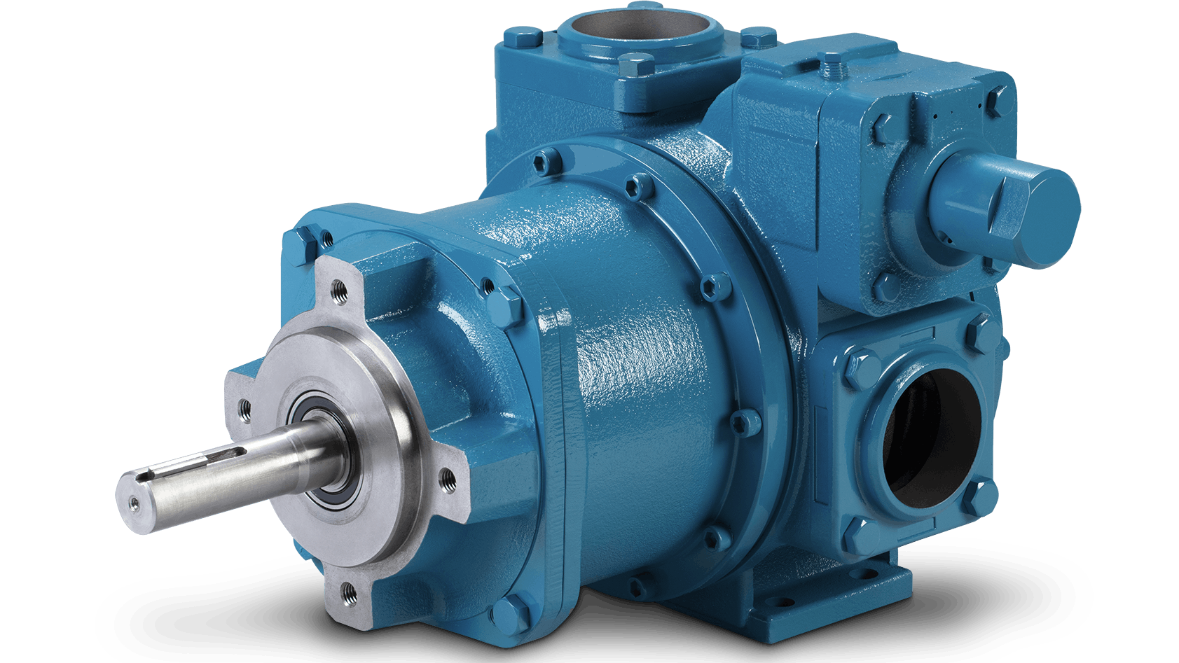 Sliding vane pumps sustain optimal performance throughout their lifetime by using a sliding vane design. As the vanes wear, they slide out of the rotor and continue to stay in contact with the cylinder.