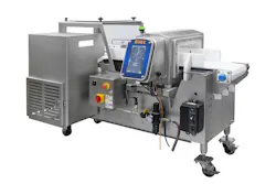 Metal detection systems operate by generating an electromagnetic field around a nonmetallic aperture and then continuously monitoring that field for disturbances or deviations caused by metal objects as material passes through the aperture. Metal detection systems operate by generating an electromagnetic field around a nonmetallic aperture and then continuously monitoring that field for disturbances or deviations caused by metal objects as material passes through the aperture.