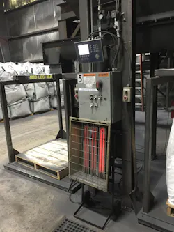 Figure 13: The exposed heating elements on this heater could ignite a dust cloud during upset operational conditions. Figure 13: The exposed heating elements on this heater could ignite a dust cloud during upset operational conditions.