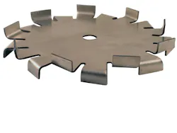 Dispersion blades operate at tip speeds of 2,500 feet per minute or higher to impart solids into liquids or to create emulsions. Examples include dispersing pigments into industrial coatings, homogenizing lotions and producing dressings, sauces and other food products. Dispersion blades operate at tip speeds of 2,500 feet per minute or higher to impart solids into liquids or to create emulsions. Examples include dispersing pigments into industrial coatings, homogenizing lotions and producing dressings, sauces and other food products.