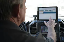 A PeanutTek moisture meter dashboard. A PeanutTek moisture meter dashboard.