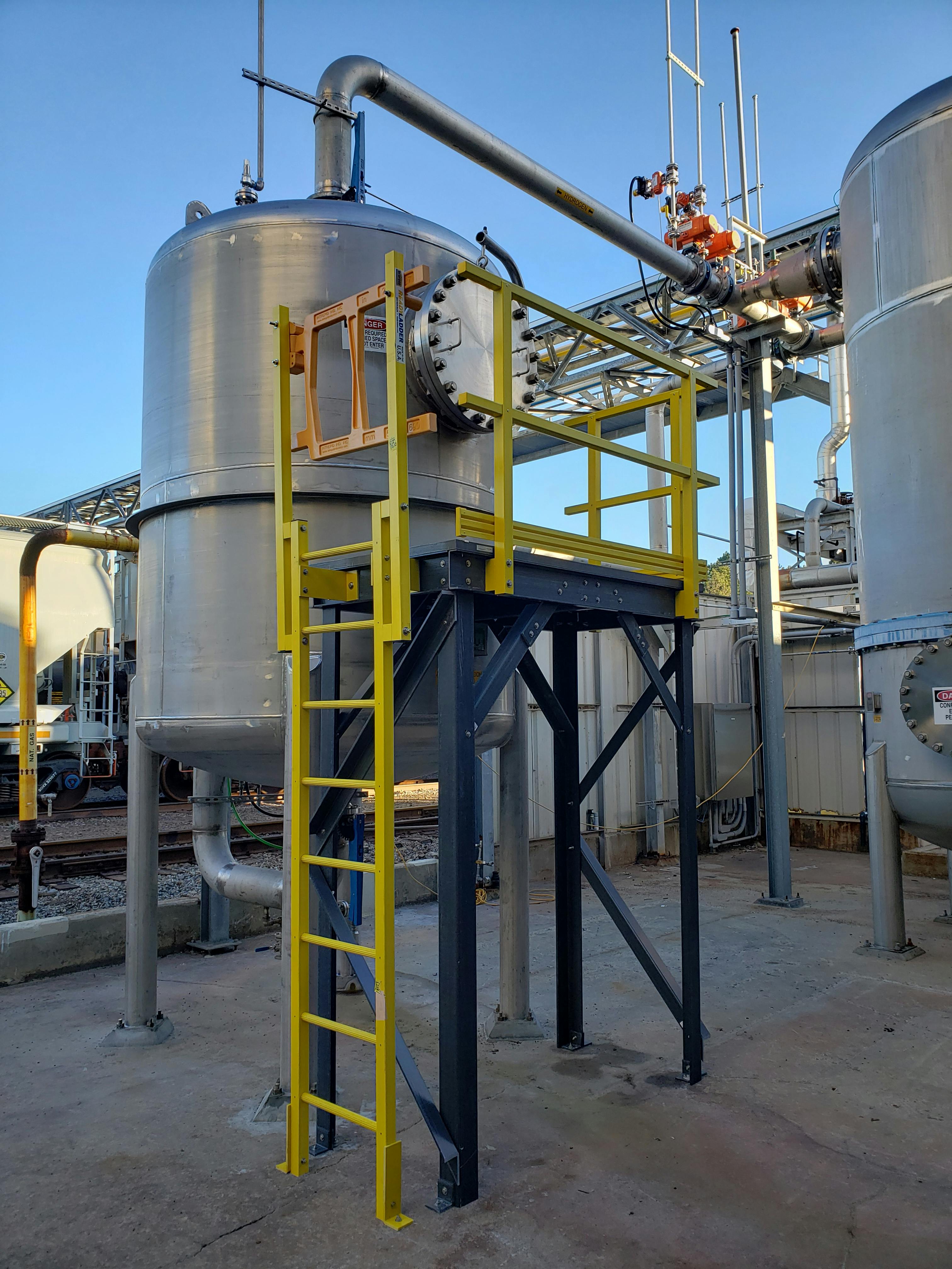 OSCO Safety&rsquo;s ReadySeries Platform is slip-resistant and corrosion-resistant, making it a safer, lower-maintenance choice near chemicals.