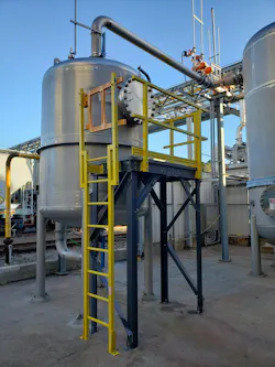 OSCO Safety’s ReadySeries Platform is slip-resistant and corrosion-resistant, making it a safer, lower-maintenance choice near chemicals. OSCO Safety’s ReadySeries Platform is slip-resistant and corrosion-resistant, making it a safer, lower-maintenance choice near chemicals.