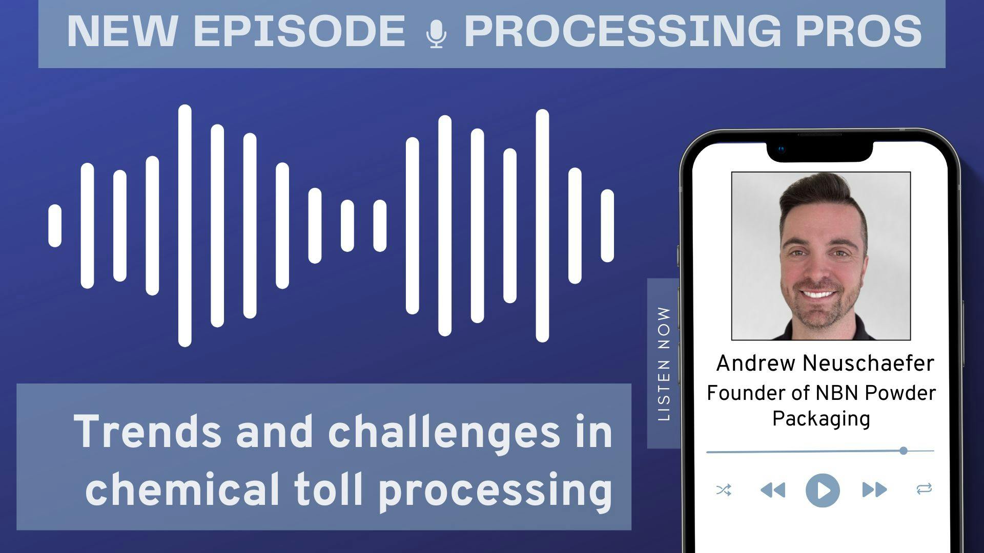 The co-founder and managing partner of NBN Powder Packaging discusses trends and challenges in chemical toll processing.