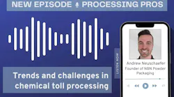 The co-founder and managing partner of NBN Powder Packaging discusses trends and challenges in chemical toll processing. The co-founder and managing partner of NBN Powder Packaging discusses trends and challenges in chemical toll processing.
