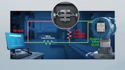 Figure 5: Cabling connecting field transmitters to the host system can deteriorate, interfering with accurate data, but the right transmitter can detect these conditions. Figure 5: Cabling connecting field transmitters to the host system can deteriorate, interfering with accurate data, but the right transmitter can detect these conditions.