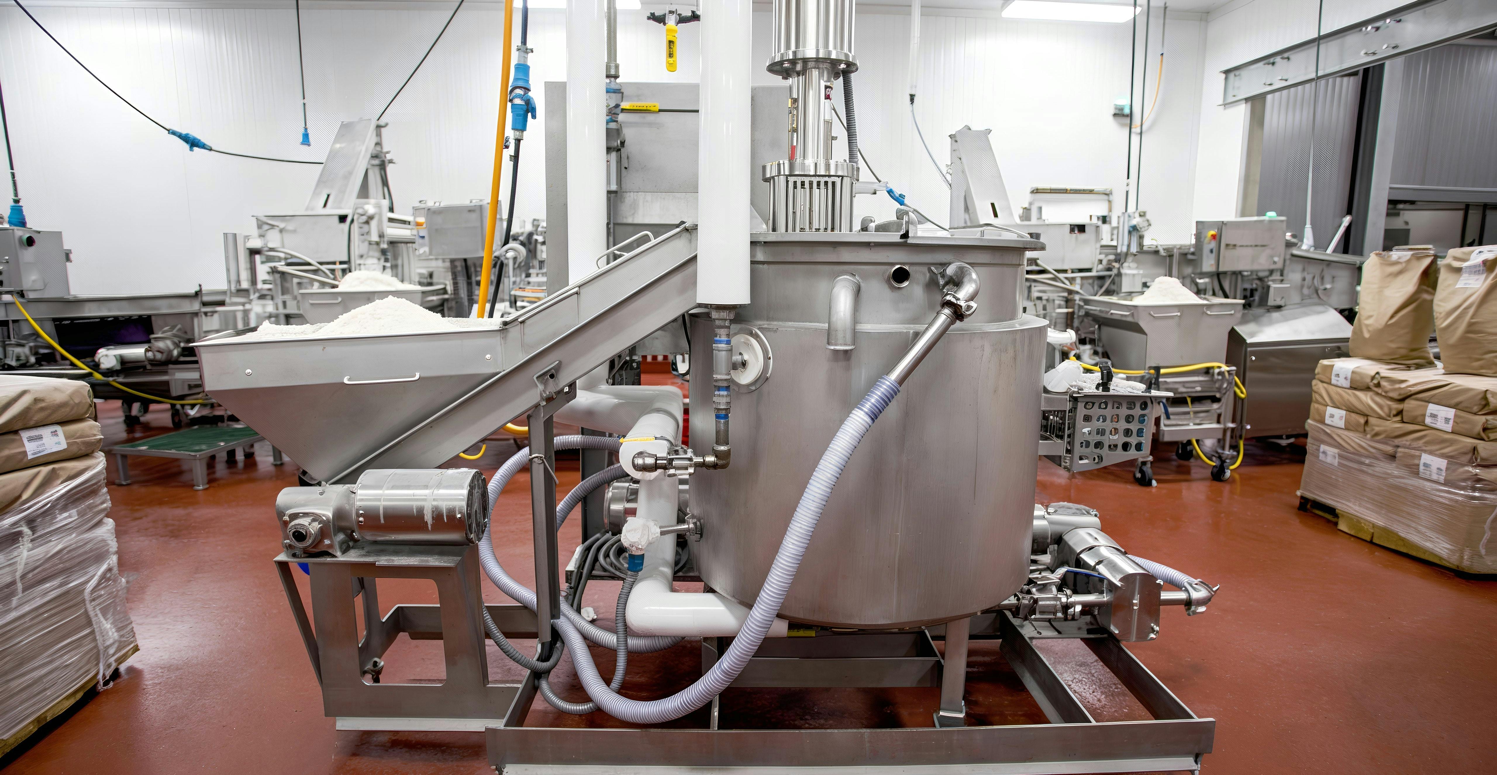 Unibloc FoodFirst pump design supports hygienic batter processing in high-speed lines.