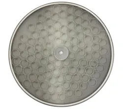 Sandwich screen with de-blinding rings and balls Sandwich screen with de-blinding rings and balls