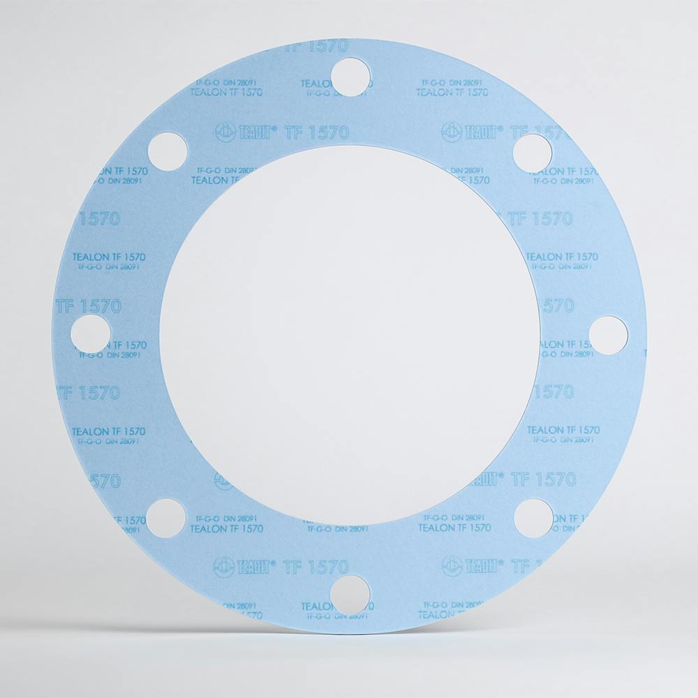 A TEADIT TF1570 gasket used for sealing in pulp and paper continuous digesters.