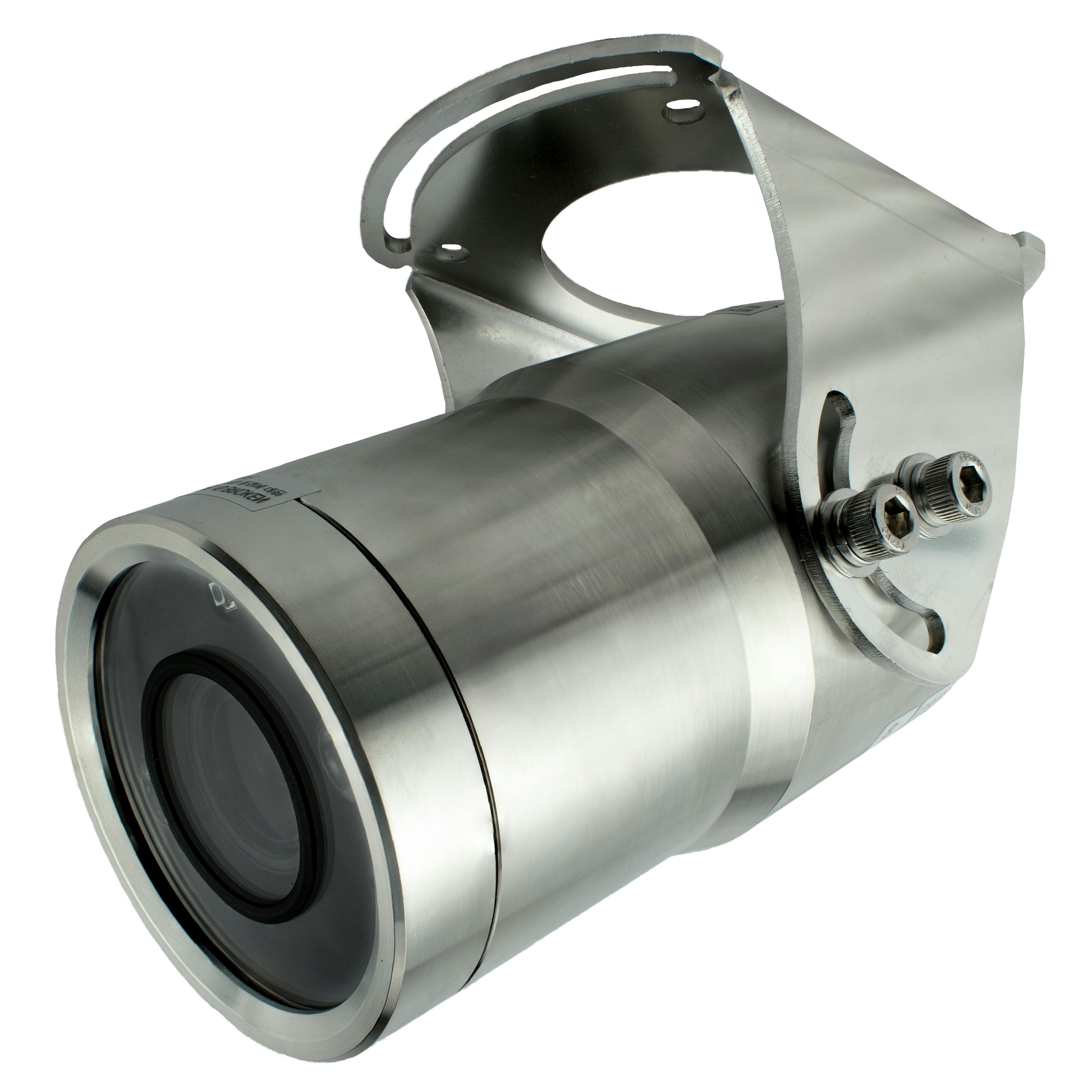 Opticom Tech&rsquo;s CC06 is an example of a durable stainless steel camera used in processing facilities.