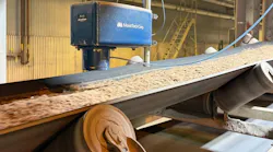 Glass mixture on conveyor Glass mixture on conveyor