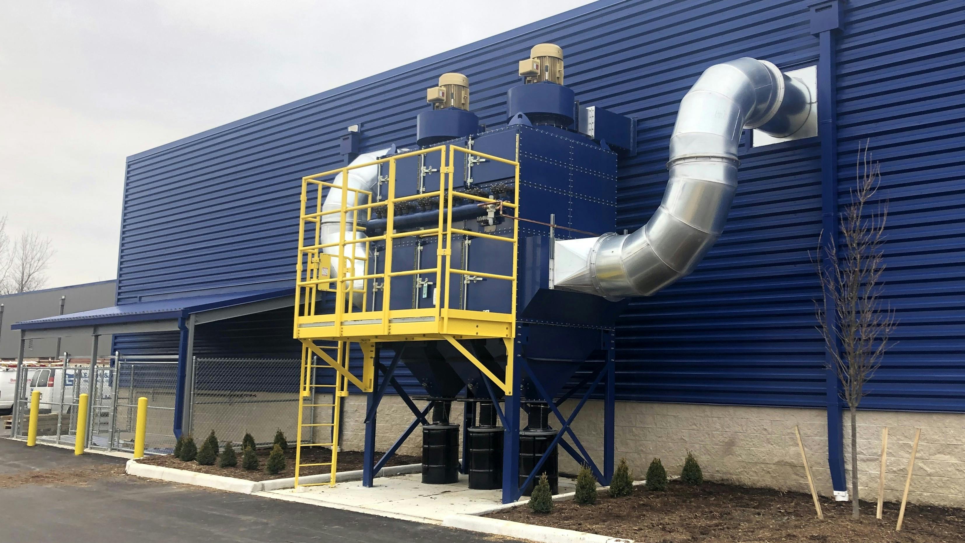 Industrial dust collection system