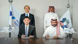 Wuxi Apptec execs at signing with Saudi Arabia Wuxi Apptec execs at signing with Saudi Arabia