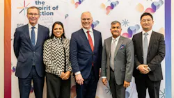 From left to right: John-Arne Røttingen, CEO, Wellcome; Priya Agrawal, VP Health Equity and Partnerships, MSD; Richard Hatchett, CEO, Coalition for Epidemic Preparedness Innovations (CEPI); Raman Rao, CEO, Hilleman Laboratories; Ikjung Kim, VP Head of Global Business Development, SK bioscience. From left to right: John-Arne Røttingen, CEO, Wellcome; Priya Agrawal, VP Health Equity and Partnerships, MSD; Richard Hatchett, CEO, Coalition for Epidemic Preparedness Innovations (CEPI); Raman Rao, CEO, Hilleman Laboratories; Ikjung Kim, VP Head of Global Business Development, SK bioscience.