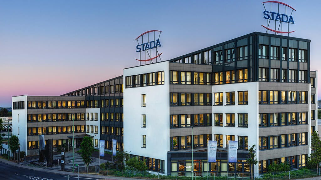 View of Stada headquarter building in Bad Vilbel, Germany