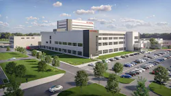 3D mockup of expanded CSL plasma-derived therapy manufacturing facility in Kankakee, Illinois 3D mockup of expanded CSL plasma-derived therapy manufacturing facility in Kankakee, Illinois