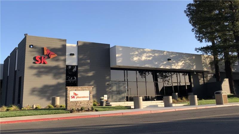 exterior shot of SK pharmteco facility