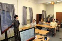 Figure 1. UTK - RMC students work in teams to analyze data - led by Alan Nam, Ph.D. candidate in the College of Engineering Figure 1. UTK - RMC students work in teams to analyze data - led by Alan Nam, Ph.D. candidate in the College of Engineering