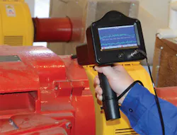 Figure 2. Ultrasound technology detects signals that are inaudible to the human ear and emerge earlier than vibration analysis can detect a problem. (Source: UE Systems) Figure 2. Ultrasound technology detects signals that are inaudible to the human ear and emerge earlier than vibration analysis can detect a problem. (Source: UE Systems)