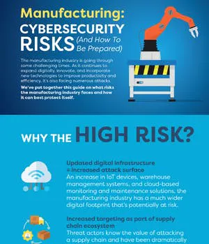 Manufacturing: Cybersecurity risks (and how to be prepared) Manufacturing: Cybersecurity risks (and how to be prepared)