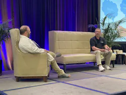 Tommy Qualls (l) and Brandon Lewis (r) of McKee Foods describe lessons learned after helping to change the reactive maintenance culture McKee Foods toward a more proactive realm. Tommy Qualls (l) and Brandon Lewis (r) of McKee Foods describe lessons learned after helping to change the reactive maintenance culture McKee Foods toward a more proactive realm.